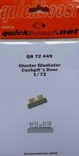 1/72 Gloster Gladiator cockpits door (AIRFIX)