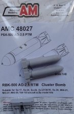 1/48 RBK-500 AO-2,5 RTM Cluster Bomb (2 pcs.)