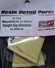 1/72 Ki-21-II a,b,c Straight big elevators (MPM)