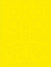 Mask 1/32 T-2 Buckeye (SP.HOBBY)