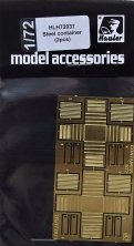 1/72 Steel container  2 pcs. (PE set)