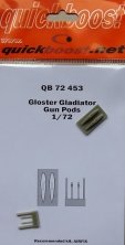 1/72 Gloster Gladiator gun pods (AIRF)