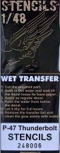 1/48 STENCILS P-47 Thunderbolt