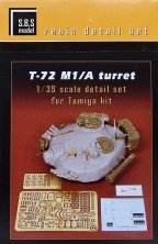 1/35 T-72 M1/A turret  detail set (TAM)