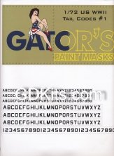 1/72 US WWII Tail Codes part 1