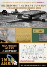 1/32 Messerschmitt Me-262A-1a high definition stencilling