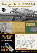 1/32 Messerschmitt Bf-109E-4 high definition masks