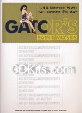 1/48 British WWII Tail Codes 24" part 2