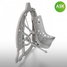 1/48 Mitsubishi A6M Bulkhead with Seat in bottom position