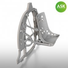 1/48 Mitsubishi A6M Bulkhead with Seat in middle position