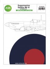 1/24 Supermarine Spitfire Mk.IXc stencils