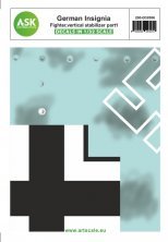 1/72 German Insignia part I Fighter aircraft vertical stabilizer