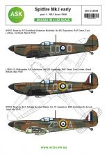 1/32 Supermarine Spitfire Mk.Ia part 1 The Few, 1940 Raf Aces