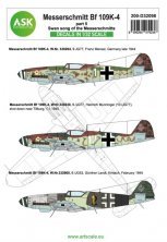 Art Scale D�calcomanies Bf-109K-4 Part 5 1/32