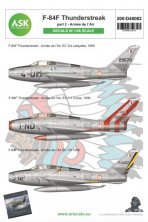 1/48 Republic F-84F Thunderstreak part 2 Arm?e de lAir / Belgian
