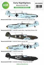 Art Scale Decalcomanie Bf-109D Nachtj�ger 1/48