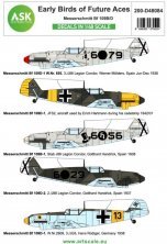 Art Scale Decalcomanie Bf-109B/D Aces 1/48 Art Scale Decalcomanie Bf-109B/D Aces 1/48