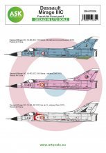 Dassault Mirage IIIc French Air Force part 2. Contain 1/72 decal