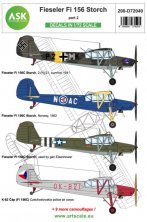 Art Scale Decals Fi 156 Storch WWII 1/72 Art Scale Decals Fi 156 Storch WWII 1/72