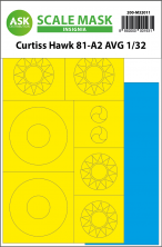1/32 Curtiss Hawk 81-A2 Avg Insignia masks