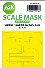 1/32 Curtiss Hawk 81-A2 Avg wheels bay masks