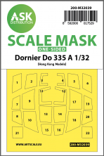 1/32 Dornier Do-335A canopy masks
