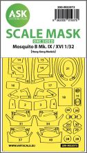 1/32 Mosquito B Mk.IX/XVI one-sided fit mask for Hong Kong
