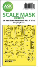 1/32 Mosquito B Mk.IV one-sided fit mask for Hong Kong