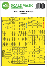1/32 TBD-1 Devastator double-sided express mask for Trumpeter