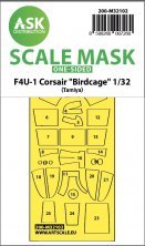 1/32 Vought F4U-1 Corsair Birdcage paint mask