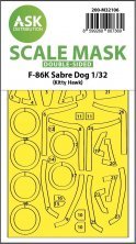 1/32 North-American F-86K Sabre Dog double-sided mask