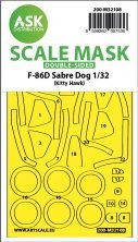 1/32 North-American F-86D Sabre Dog double-sided mask