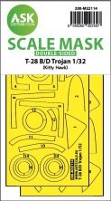 1/32 T-28-B/D Trojan Double-sided Express Mask for Kitty Hawk