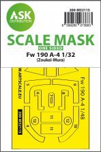 1/32 Focke-Wulf Fw-190A-4 Single-sided Mask for Zoukei-Mura
