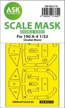 1/32 Focke-Wulf Fw-190A-4 Double-sided Mask for Zoukei-Mura