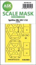 1/32 Supermarine Spitfire Mk.VIII masks inside & outside for Tam