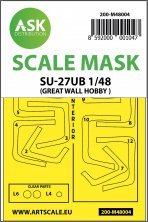 1/48 Sukhoi SU-27UB wheels and canopy masks