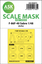 1/48 North-American F-86F-40 Sabre mask