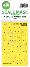 1/48 Douglas A-26C-15 Invader outside mask