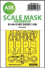 1/48 Nakajima Ki-44-II Hei Shoki double-sided self adhesive mask