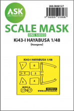 1/48 Nakajima Ki-43-I one-sided self adhesive masks
