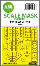 1/48 Focke-Wulf Fw-189A-2 single-sided express mask
