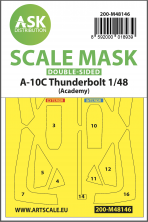 1/48 Fairchild Fairchild A-10C Thunderbolt double-sided mask