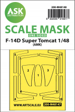 1/48 Grumman F-14D Super Tomcat double-sided express fit mask