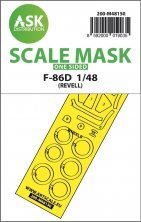 1/48 North-American F-86D one-sided express fit mask