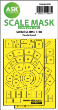 1/48 Siebel Si-204E double-sided self adhesive masks