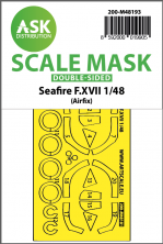 1/48 Seafire F.XVII double-sided masks for Airfix