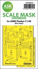 1/48 Sukhoi Su-30MK Flanker-C double-sided express fit mask