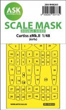 1/48 Curtiss Tomahawk Mk.II double-sided express mask for Airfix