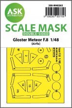 1/48 Gloster Meteor F.8 double-sided express fit mask for Airfix